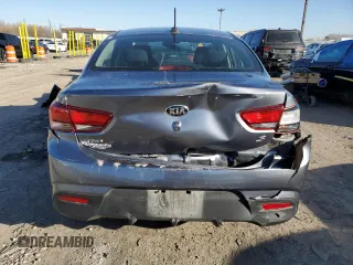 2020 Kia Rio LX with VIN 3KPA24ADXLE295966, listed as a Copart auction lot 48459415 with 37,003 mi miles and Salvage Title. Bid and sale history available at DreamBid. Image 6.