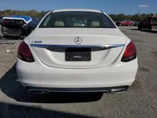 2020 Mercedes-Benz C with VIN W1KWF8DB5LR593475, listed as a Copart auction lot 49991955 with 33,108 mi miles and Salvage Title. Bid and sale history available at carsss.com. Image 6.