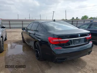 2017 BMW 7 Series 750i with VIN WBA7F0C55HGM21460, listed as a IAAI auction lot 41934198 with 58,206 mi miles and . Bid and sale history available at DreamBid. Image 3.