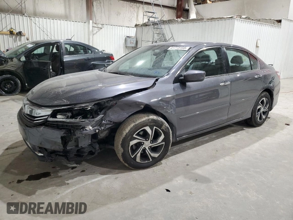 2017 Honda Accord LX with VIN 1HGCR2F39HA169702, listed as a Copart auction lot 41773155 with 66,771 mi miles and Salvage Title. Bid and sale history available at carsss.com. Image 1.