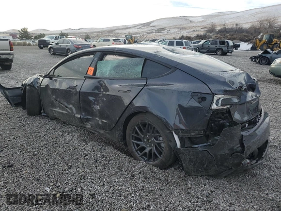 2025 Tesla Model 3 Long Range with VIN 5YJ3E1EA0SF902075, listed as a Copart auction lot 85525094 with Not Provided miles and Salvage Title. Bid and sale history available at DreamBid. Image 2.