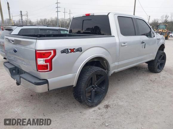 2019 Ford F-150 XL with VIN 1FTEW1E59KFC48276, listed as a IAAI auction lot 41498967 with 162,638 mi miles. Bid and sale history available at carsss.com. Image 4.