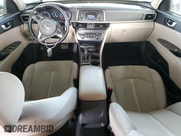 2016 Kia Optima LX Turbo with VIN 5XXGT4L16GG004659, listed as a Copart auction lot 47339845 with 186,993 mi miles and Clean Title. Bid and sale history available at carsss.com. Image 8.