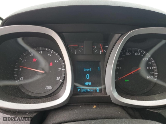 2012 Chevrolet Equinox LT w/1LT with VIN 2GNALDEK4C6363837, listed as a Copart auction lot 52957615 with 208,744 mi miles and Salvage Title. Bid and sale history available at carsss.com. Image 9.