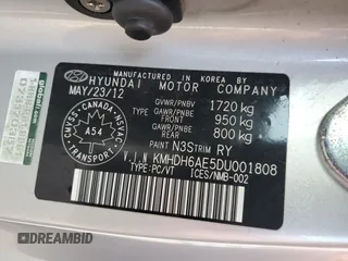 2013 Hyundai Elantra Coupe GS with VIN KMHDH6AE5DU001808, listed as a Copart auction lot 77940704 with 145,410 mi miles and Salvage Title. Bid and sale history available at carsss.com. Image 13.
