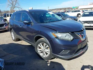 2014 Nissan Rogue SV with VIN 5N1AT2MK0EC867404, listed as a IAAI auction lot 41475234 with 135,105 mi miles. Bid and sale history available at carsss.com. Image 1.