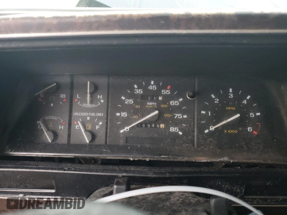 1989 Ford Bronco с VIN 1FMCU14T4KUC26772, выставлен на аукционе Copart как лот 43115745 с пробегом 803 661 миль миль и Списание • Salvage title. История ставок и продаж доступна на DreamBid. Изображение 9.
