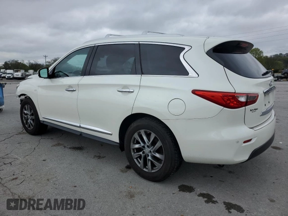 2015 Infiniti QX60 z VIN 5N1AL0MM4FC543136, wystawiony jako Copart lot #52168155 z przebiegiem 147 269 mil mil oraz Szkoda całkowita • Salvage title. Historia ofert i sprzedaży dostępna na DreamBid. Obrazek 2.