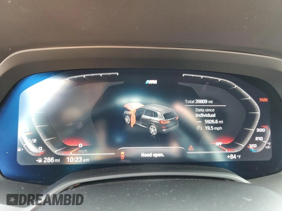 2020 BMW X5 M50i with VIN 5UXJU4C07L9C31149, listed as a Copart auction lot 59241674 with 39,809 mi miles and Non Repairable. Bid and sale history available at carsss.com. Image 9.
