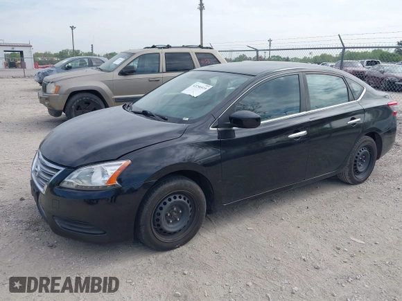 2014 Nissan Sentra SV with VIN 3N1AB7AP5EL670756, listed as a IAAI auction lot 42250519 with 119,002 mi miles and . Bid and sale history available at DreamBid. Image 2.