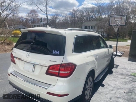 2017 Mercedes-Benz GLS 450 with VIN 4JGDF6EEXHA992401, listed as a Copart auction lot 55933055 with 107,035 mi miles and Clean Title. Bid and sale history available at DreamBid. Image 4.