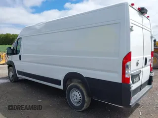 2025 Ram ProMaster Cargo Tradesman with VIN 3C6MRVJG3SE504821, listed as a IAAI auction lot 42150693 with 10,828 mi miles and . Bid and sale history available at DreamBid. Image 3.