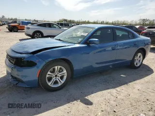 2022 Dodge Charger SXT with VIN 2C3CDXBG1NH255476, listed as a Copart auction lot 49977035 with 45,705 mi miles and Salvage Title. Bid and sale history available at DreamBid. Image 1.