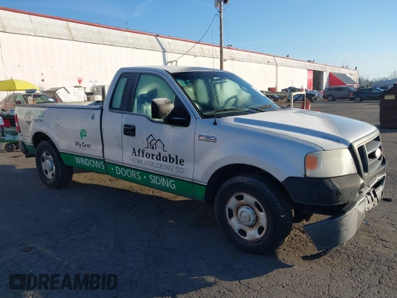 2008 Ford F-150 XL with VIN 1FTRF12258KC54345, listed as a IAAI auction lot 41011640 with 167,840 mi miles. Bid and sale history available at carsss.com. Image 1.
