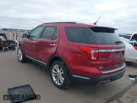2018 Ford Explorer Limited z VIN 1FM5K8FH3JGC96020, wystawiony jako IAAI lot #41952203 z przebiegiem 77 174 mil mil oraz . Historia ofert i sprzedaży dostępna na DreamBid. Obrazek 3.
