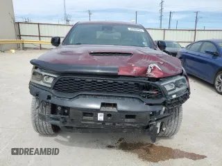 2022 Dodge Durango Orange Sport with VIN 1C4SDHCT1NC102379, listed as a Copart auction lot 48990455 with 53,893 mi miles and Salvage title. Bid and sale history available at DreamBid. Image 5.