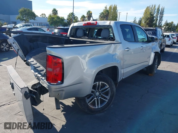 2020 Chevrolet Colorado 2WD Work Truck with VIN 1GCGSBEN0L1209889, listed as a IAAI auction lot 40390370 with 67,417 mi miles and . Bid and sale history available at DreamBid. Image 4.