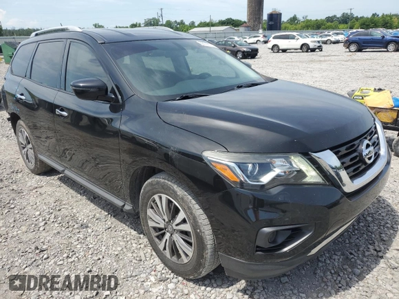 2017 Nissan Pathfinder SL with VIN 5N1DR2MM9HC652248, listed as a Copart auction lot 60658735 with 114,559 mi miles and Salvage title. Bid and sale history available at DreamBid. Image 4.
