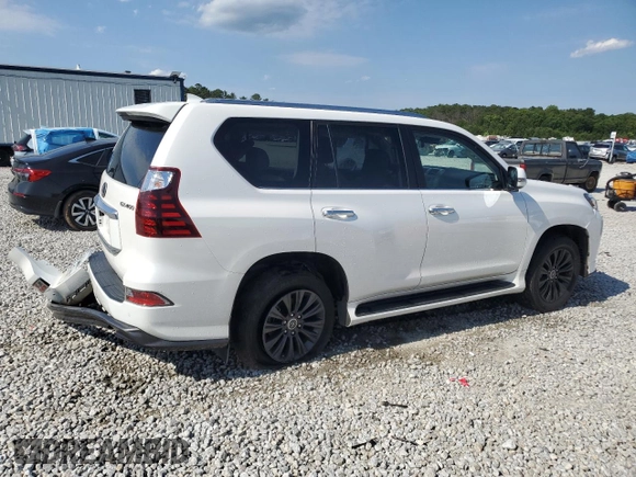 2021 Lexus GX 460 Premium with VIN JTJAM7BX9M5304123, listed as a Copart auction lot 57970025 with 56,539 mi miles and Salvage title. Bid and sale history available at DreamBid. Image 3.