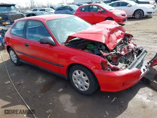 1999 Honda Civic DX with VIN 2HGEJ6448XH111826, listed as a IAAI auction lot 41714934 with 145,168 mi miles. Bid and sale history available at carsss.com. Image 1.