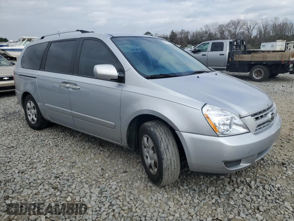 2009 Kia Sedona LX with VIN KNDMB233196314313, listed as a Copart auction lot 44050935 with 187,297 mi miles and Salvage Title. Bid and sale history available at carsss.com. Image 4.