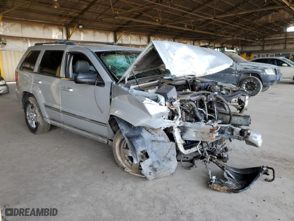 2006 Jeep Grand Cherokee Limited with VIN 1J4HS58216C251630, listed as a Copart auction lot 76988984 with 0 mi miles and Salvage Title. Bid and sale history available at carsss.com. Image 4.