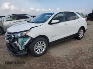 2021 Chevrolet Equinox LT with VIN 3GNAXTEV8MS135626, listed as a Copart auction lot 54186335 with 66,820 mi miles and Salvage title. Bid and sale history available at DreamBid. Image 1.