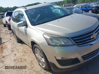 2015 Chevrolet Traverse LT with VIN 1GNKRGKDXFJ236009, listed as a IAAI auction lot 42076239 with 1 mi miles. Bid and sale history available at carsss.com. Image 1.