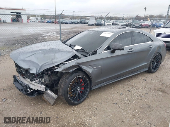 2017 Mercedes-Benz CLS-Class CLS 63 AMG S-Model with VIN WDDLJ7GB9HA193898, listed as a IAAI auction lot 40832916 with 99,851 mi miles. Bid and sale history available at carsss.com. Image 17.
