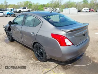 2014 Nissan Versa SV with VIN 3N1CN7AP6EL837545, listed as a IAAI auction lot 42062242 with 132,535 mi miles. Bid and sale history available at carsss.com. Image 3.