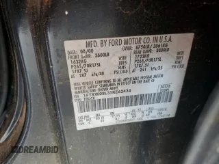 2001 Ford F-150 XLT z VIN 1FTRW08L31KE62434, wystawiony jako Copart lot #56282735 z przebiegiem Nie podano mil oraz Czysty tytuł • Clean title. Historia ofert i sprzedaży dostępna na DreamBid. Obrazek 12.