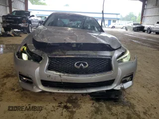 2017 Infiniti Q50 Signature Edition with VIN JN1EV7AP4HM738659, listed as a Copart auction lot 63896853 with 71,918 mi miles and Salvage title. Bid and sale history available at DreamBid. Image 5.