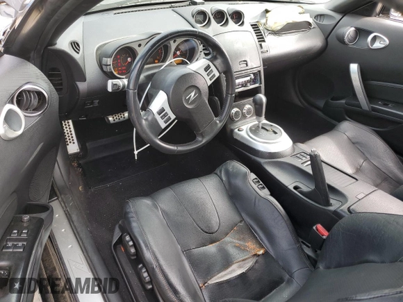 2006 Nissan 350Z Touring with VIN JN1AZ36A96M457034, listed as a Copart auction lot 53191625 with 134,572 mi miles and Salvage Title. Bid and sale history available at carsss.com. Image 8.