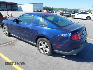 2012 Ford Mustang V6 Premium with VIN 1ZVBP8AM5C5244459, listed as a IAAI auction lot 41920863 with 127,034 mi miles. Bid and sale history available at carsss.com. Image 3.