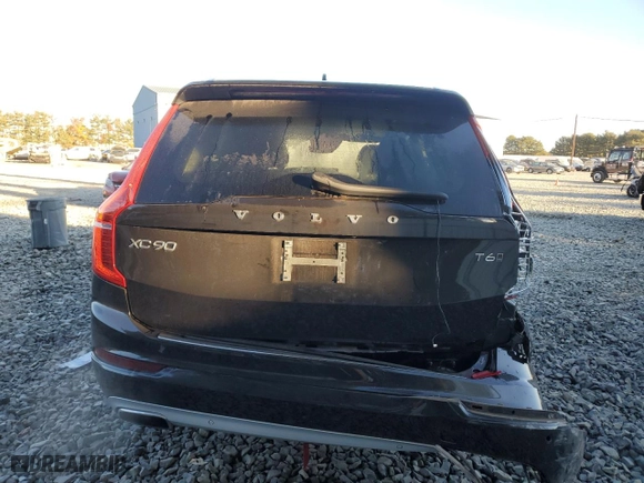 2021 Volvo XC90 Momentum with VIN YV4A22PK2M1737084, listed as a Copart auction lot 76617734 with NaN miles and Salvage Title. Bid and sale history available at carsss.com. Image 6.