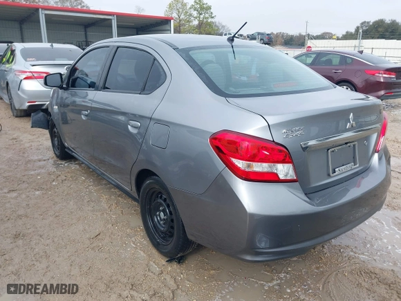 2020 Mitsubishi Mirage G4 ES with VIN ML32F3FJ9LHF08407, listed as a IAAI auction lot 41380079 with 57,292 mi miles. Bid and sale history available at carsss.com. Image 3.