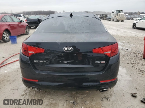 2013 Kia Optima EX with VIN 5XXGN4A71DG241766, listed as a Copart auction lot 47257755 with 56,088 mi miles and Clean Title. Bid and sale history available at carsss.com. Image 6.