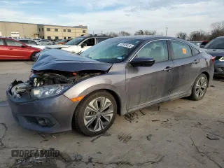 2017 Honda Civic Sedan EX-T with VIN 19XFC1F44HE210928, listed as a Copart auction lot 42848025 with 52,766 mi miles and Salvage Title. Bid and sale history available at carsss.com. Image 1.