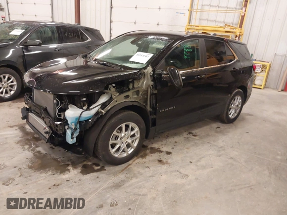 2022 Chevrolet Equinox LT with VIN 3GNAXKEV9NL106447, listed as a IAAI auction lot 41914502 with 34,715 mi miles and . Bid and sale history available at DreamBid. Image 2.
