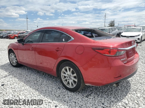 2014 Mazda 6 i Sport with VIN JM1GJ1U68E1157311, listed as a Copart auction lot 50371425 with 211,057 mi miles and Salvage Title. Bid and sale history available at DreamBid. Image 2.