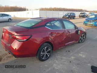 2020 Nissan Sentra SV with VIN 3N1AB8CV5LY228884, listed as a IAAI auction lot 41800372 with 55,259 mi miles and . Bid and sale history available at DreamBid. Image 4.