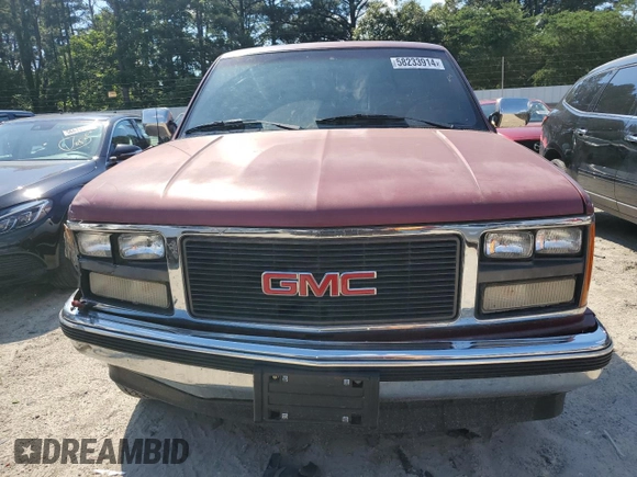1989 GMC Sierra 1500 with VIN 1GTDC14H6KE537928, listed as a Copart auction lot 58233914 with 90,754 mi miles and Salvage Title. Bid and sale history available at DreamBid. Image 5.