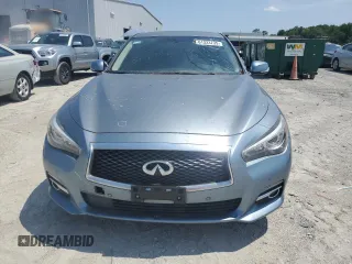 2017 Infiniti Q50 Premium with VIN JN1EV7AR3HM836681, listed as a Copart auction lot 61333735 with 49,857 mi miles and Salvage title. Bid and sale history available at DreamBid. Image 5.
