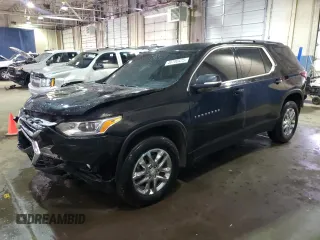 2021 Chevrolet Traverse LT Cloth with VIN 1GNEVGKW0MJ262173, listed as a Copart auction lot 46700475 with 50,532 mi miles and Salvage Title. Bid and sale history available at carsss.com. Image 1.