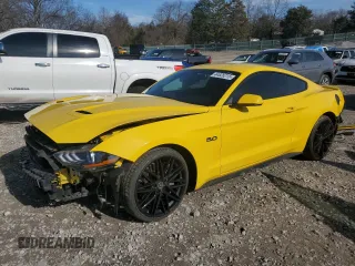 2018 Ford Mustang GT with VIN 1FA6P8CF0J5145943, listed as a Copart auction lot 44628215 with 125,790 mi miles and Clean Title. Bid and sale history available at DreamBid. Image 1.