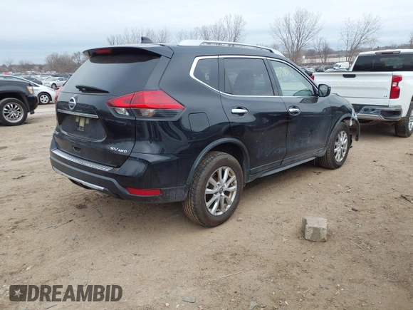 2017 Nissan Rogue S with VIN JN8AT2MV2HW002942, listed as a IAAI auction lot 41018417 with 151,945 mi miles. Bid and sale history available at carsss.com. Image 4.