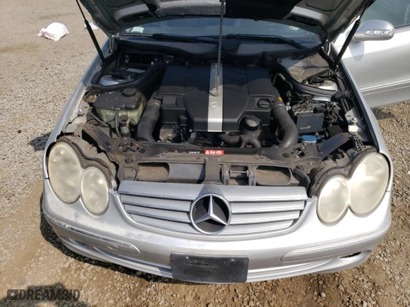 2005 Mercedes-Benz CLK-Class 3.2L with VIN WDBTK65J75F144160, listed as a Copart auction lot 62669544 with NaN miles and Clean Title. Bid and sale history available at carsss.com. Image 11.