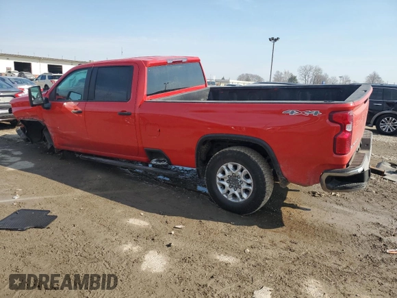 2021 Chevrolet Silverado 3500HD Work Truck with VIN 1GC4YSE78MF202471, listed as a Copart auction lot 43799204 with 60,268 mi miles and Salvage Title. Bid and sale history available at carsss.com. Image 2.