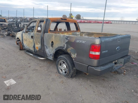 2005 Ford F-150 STX with VIN 1FTRX12W55NA60523, listed as a IAAI auction lot 41106389 with 1 mi miles. Bid and sale history available at carsss.com. Image 3.