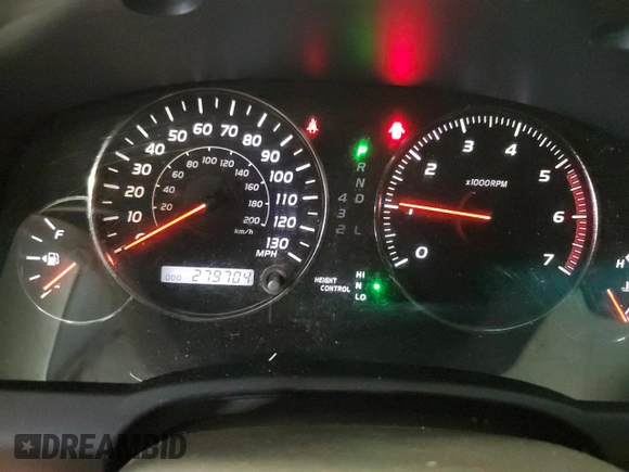 2003 Lexus GX 470 with VIN JTJBT20X730014732, listed as a Copart auction lot 56575065 with 279,704 mi miles and Clean Title. Bid and sale history available at DreamBid. Image 9.
